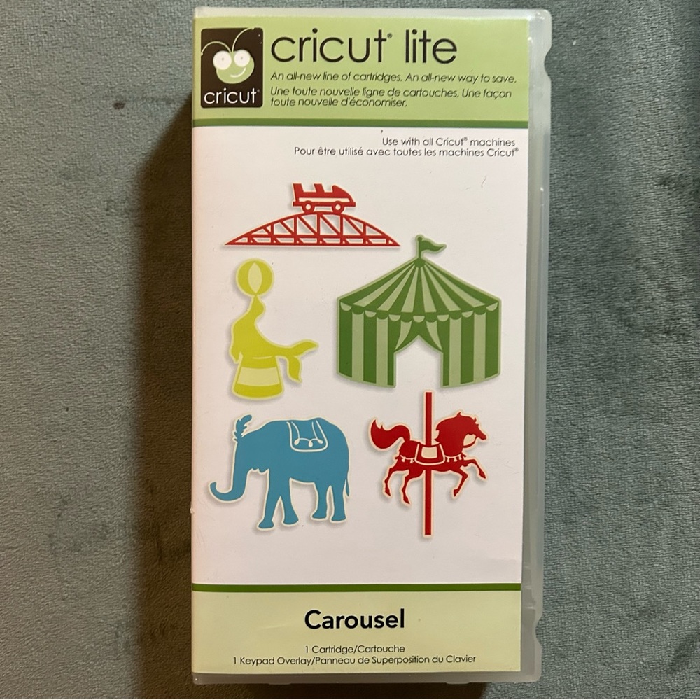 Cricut lite CAROUSEL shapes & font
